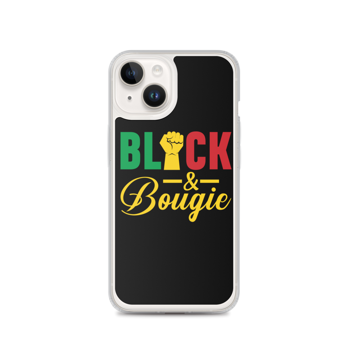 Black & Bougie iPhone Case
