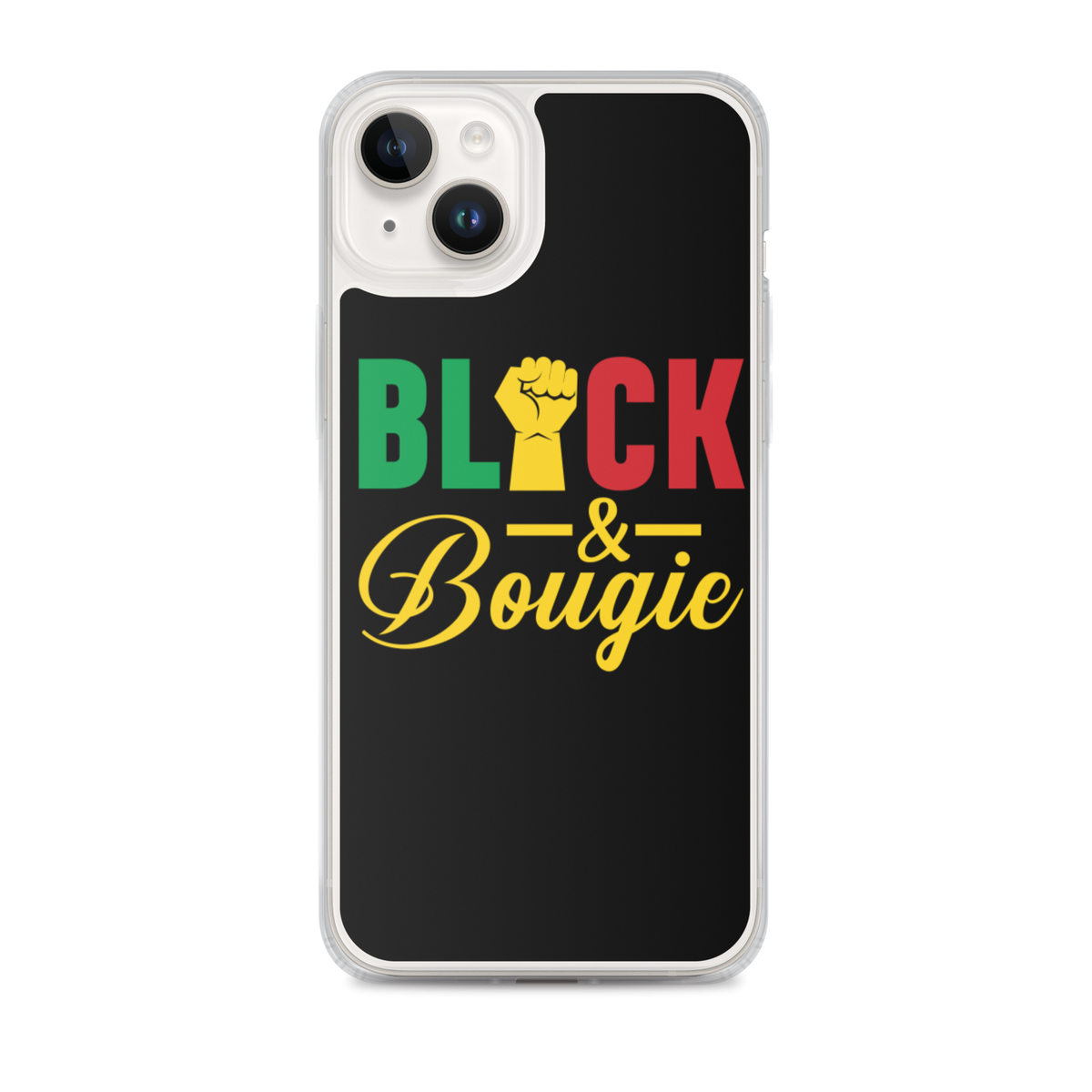 Black & Bougie iPhone Case